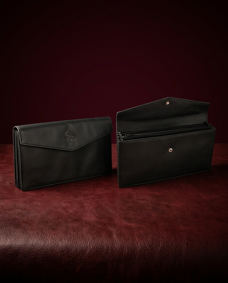 Givony Premium Leather Travel Wallet